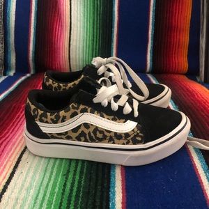 SOLD Vans Old Skool Comfy Cush - Leopard & Black - Size 10.5